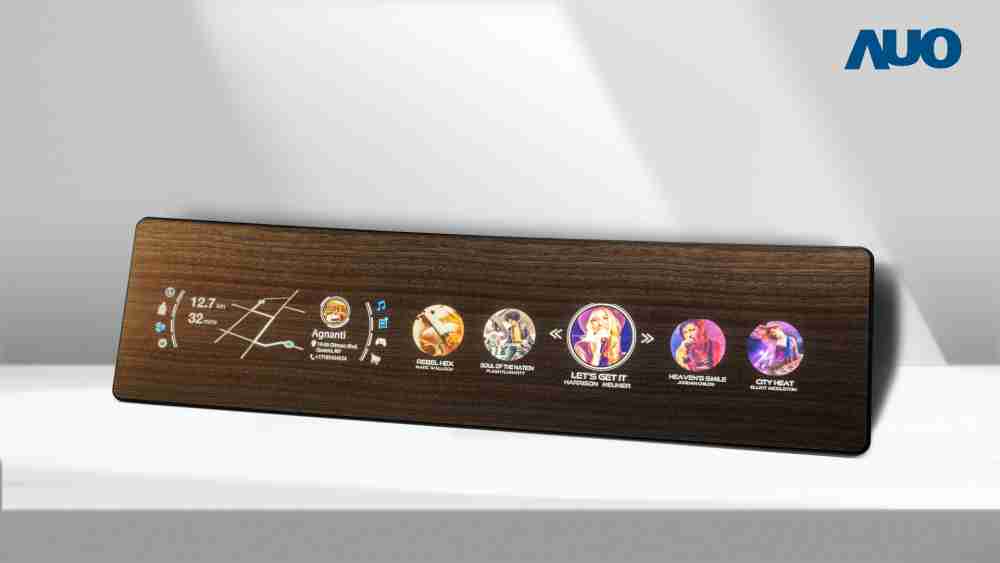 优游UB8研发全球最高穿透度达80%的AmLED木纹显示器，，，可于使用时呈现高亮度、、、、清晰可见的信息，，，，并在不使用时回归为单纯的饰板，，，，节能兼具美观