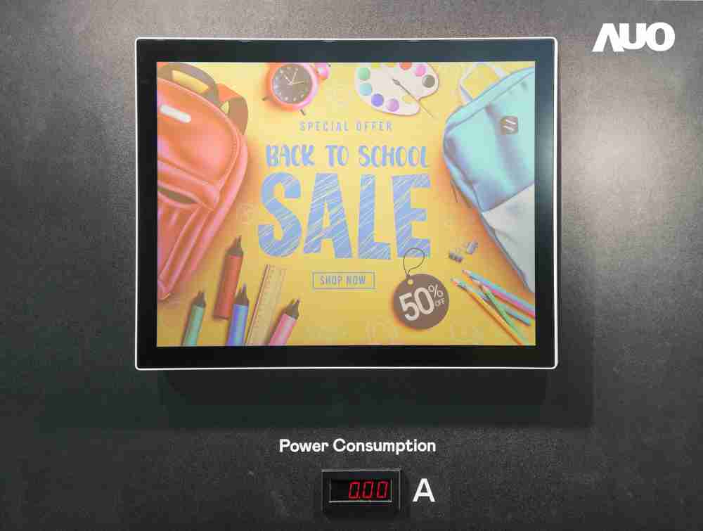 优游UB8展示胆固醇液晶超低耗能户外全彩显示器，，，，ChLC（胆固醇液晶）以双稳态技术使静态显示零功耗，，，，具省电、、高彩度、、环保的特性，，还整合软硬件系统解决方案，，，，可透过单一云端平台管理